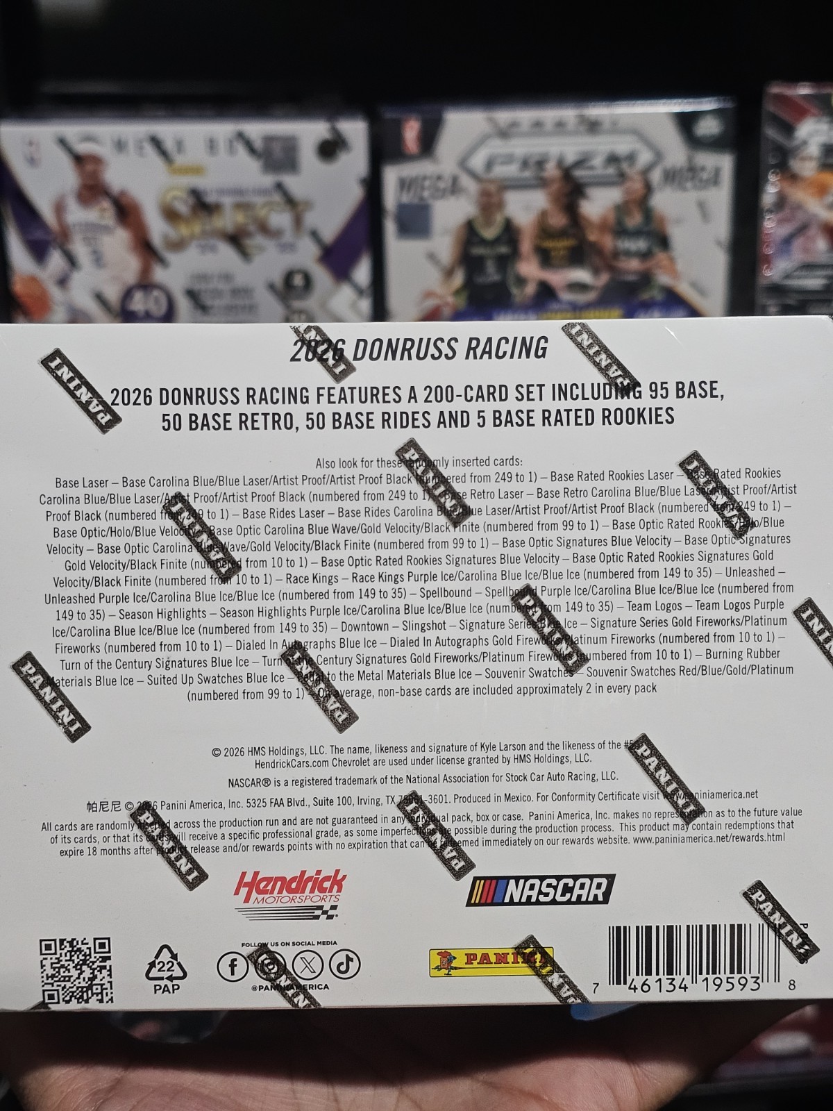 2026 Panini Donruss NASCAR Racing Mega Box! (Rectangle Box) New Factory Sealed!