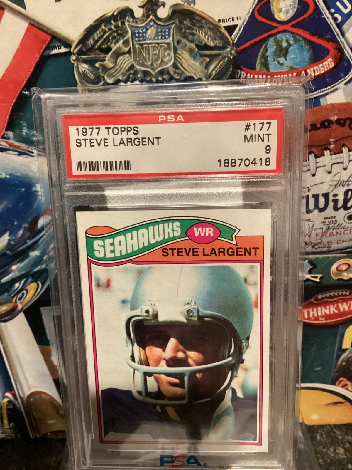 1977 Topps – Steve Largent #177 (RC)