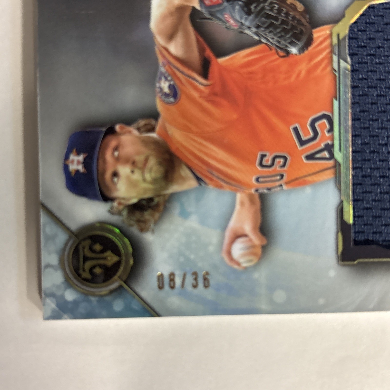 2019 Topps Triple Threads – Single Jumbo Relics Gerrit Cole #SJR-GC1 /36 (MEM)