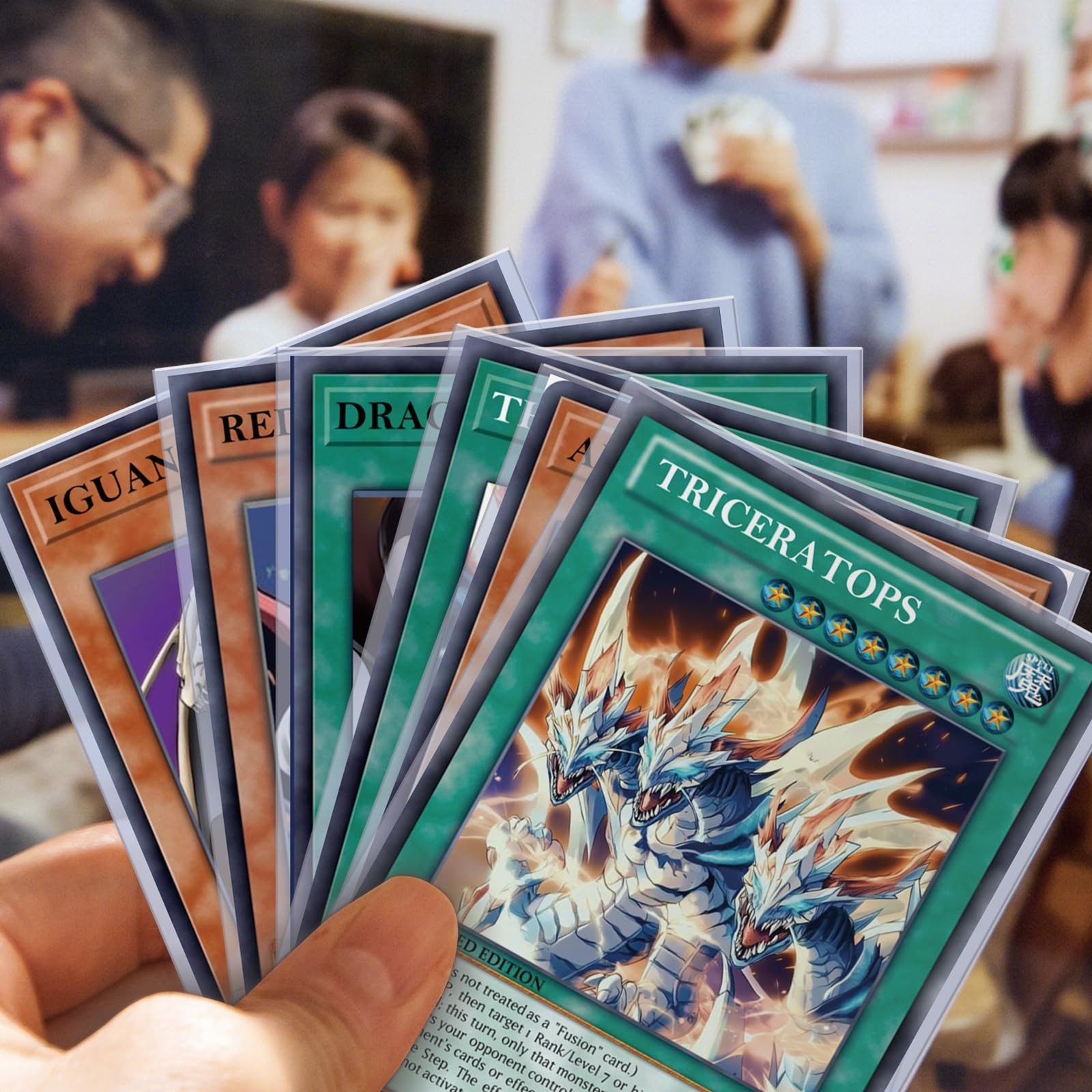 1000 Pcs Card Sleeves Toploaders for Trading Cards, Soft Clear Card Sleeves f…