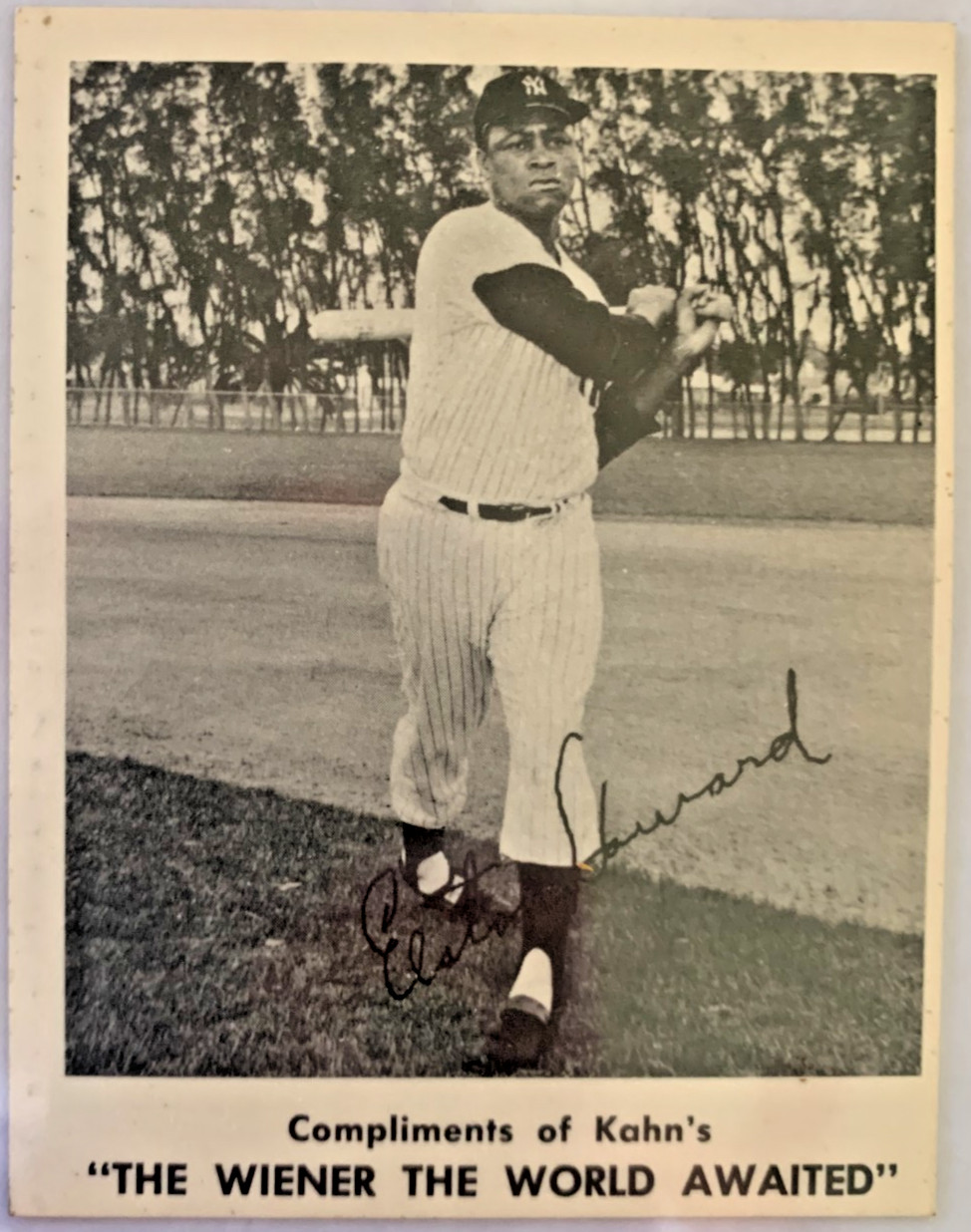 1963 Kahns Elston Howard New York Yankees – No Creases, Very nice!