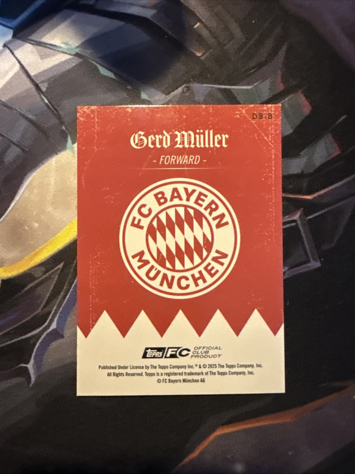Gerd Muller 2025/26 Topps Bayern Munich Team Set Bronze Sparkle /75