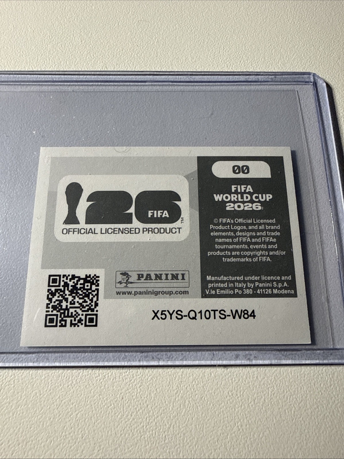 🔥 Carlo Parola 2026 Panini Soccer Holo Sticker Rare Bicycle Kick Logo Foil #00