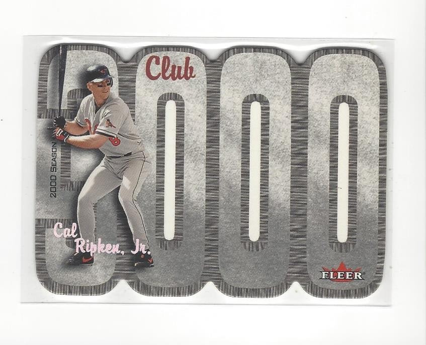 2000 Fleer Club 3000 #CR Cal Ripken MYST Orioles
