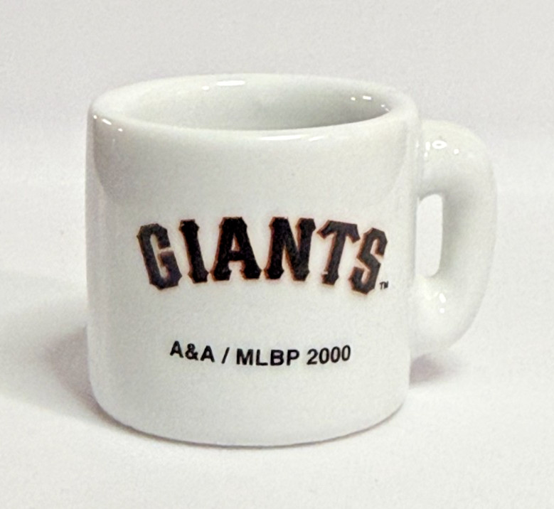 San Francisco Giants MLB Mini 1 inch Mug 2000 MLBP USED