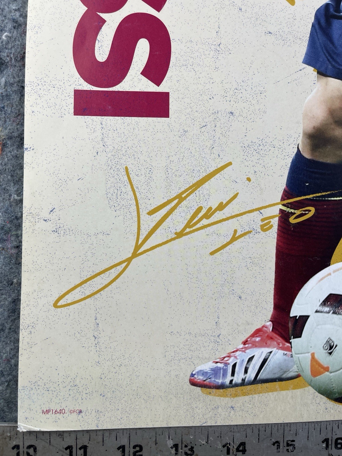 Lionel Messi FC Barcelona 16×20 Licensed Reprint Poster 2013 Soccer