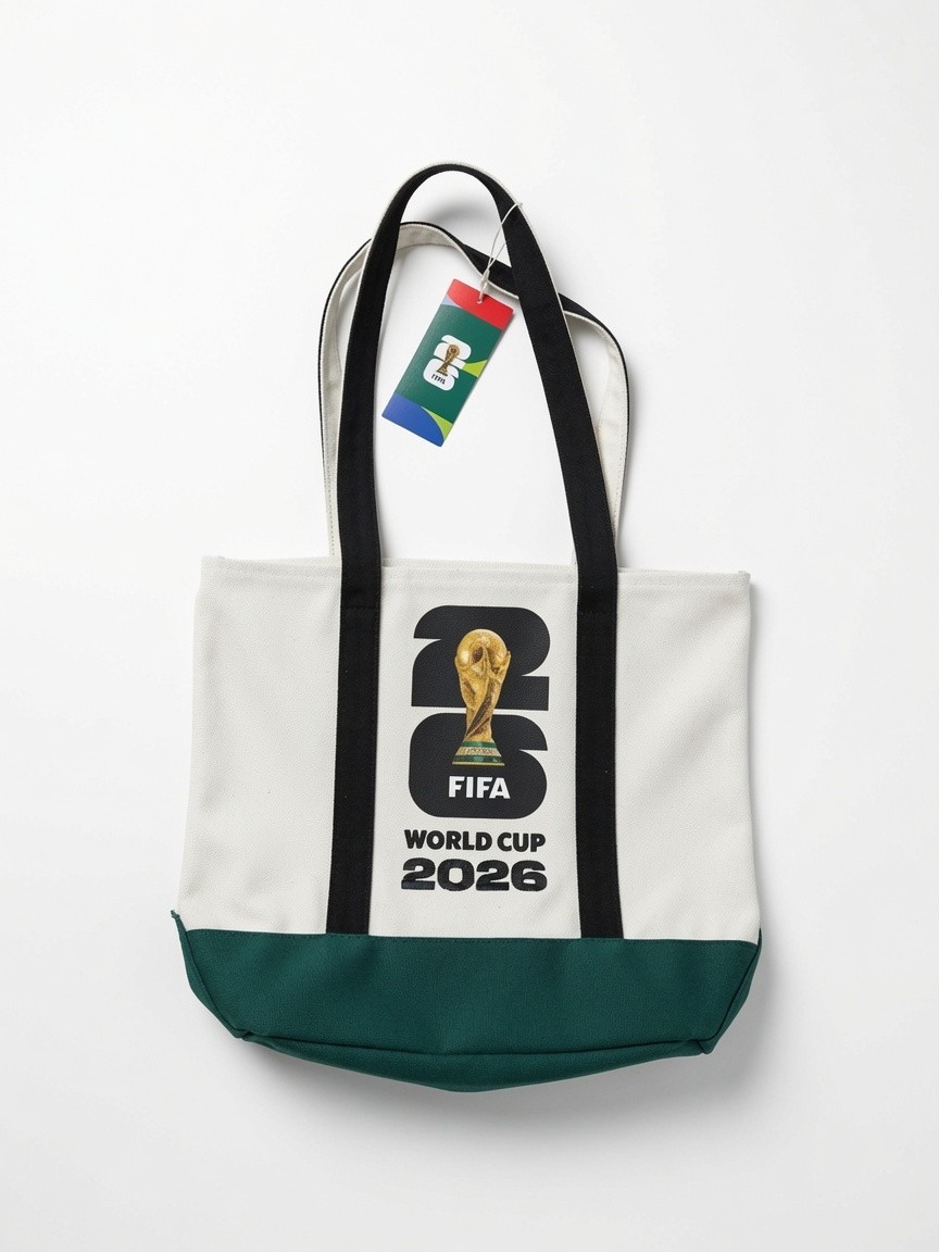 FIFA World Cup 2026 Reusable Tote – Soccer Grocery Shopping Bag Lot: CHOOSE