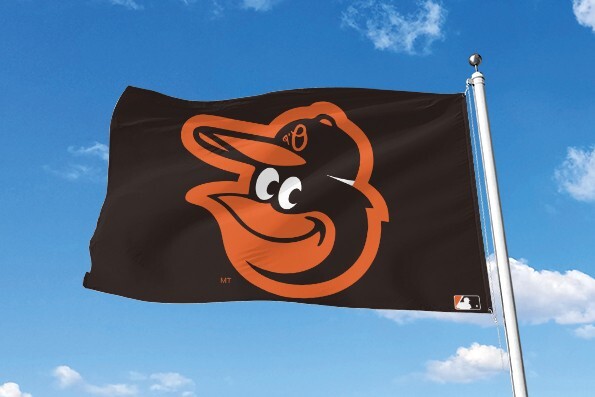 BALTIMORE ORIOLES 3’X5′ FLAG/BANNER *100% FULL COLOR ON BOTH SIDES OF THE FLAG*
