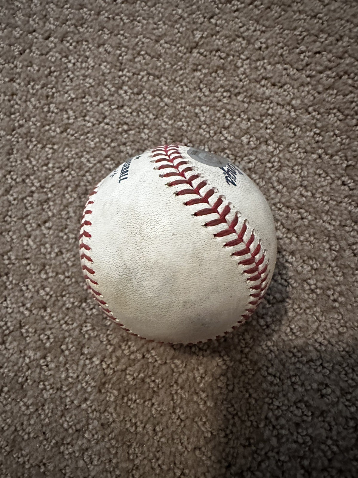 Paul Skenes Game Used Ball 1 LEFT 4/1/26, He Won, Used 2 pitches Curve & Sinker