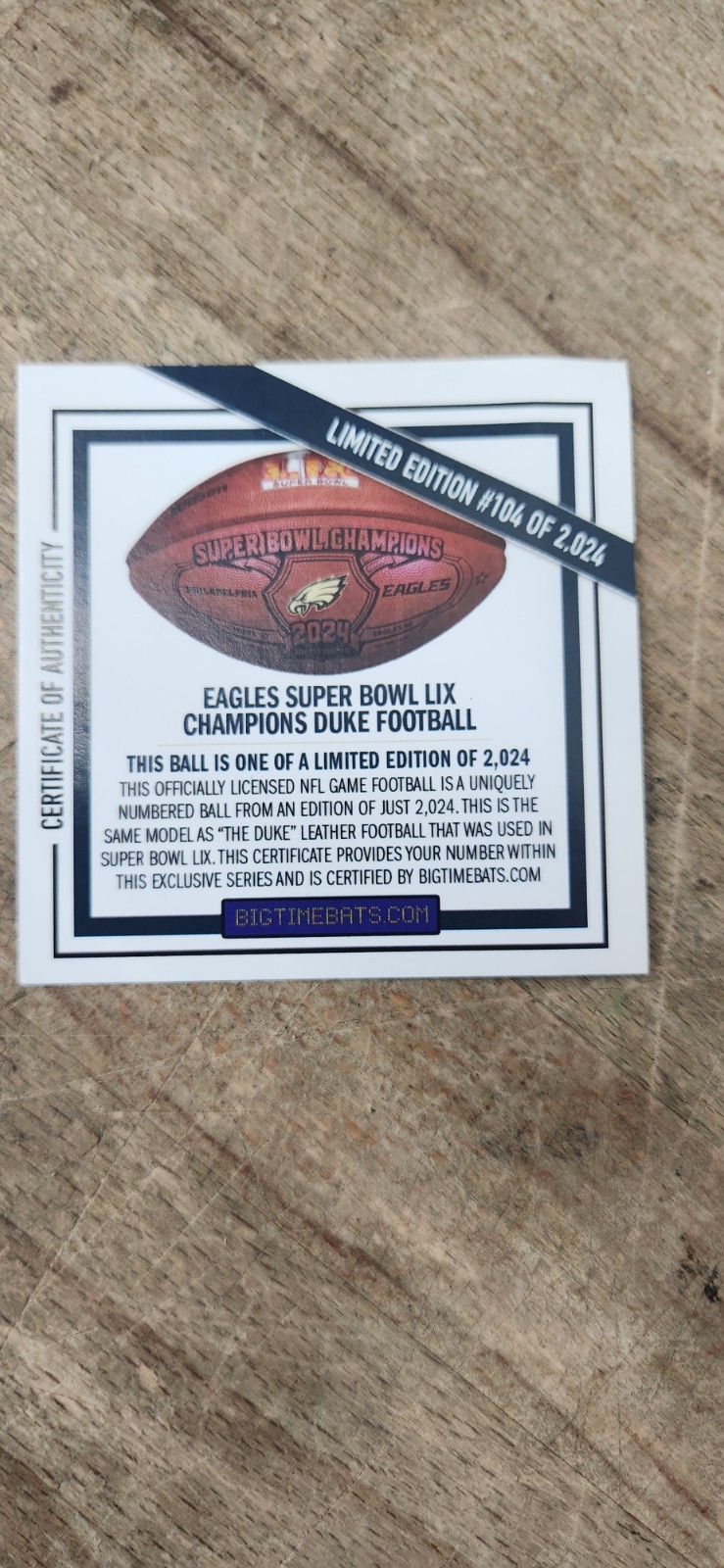 NEW Official NFL Game Day Limited Edition Wilson Full Size Football “The Duke”