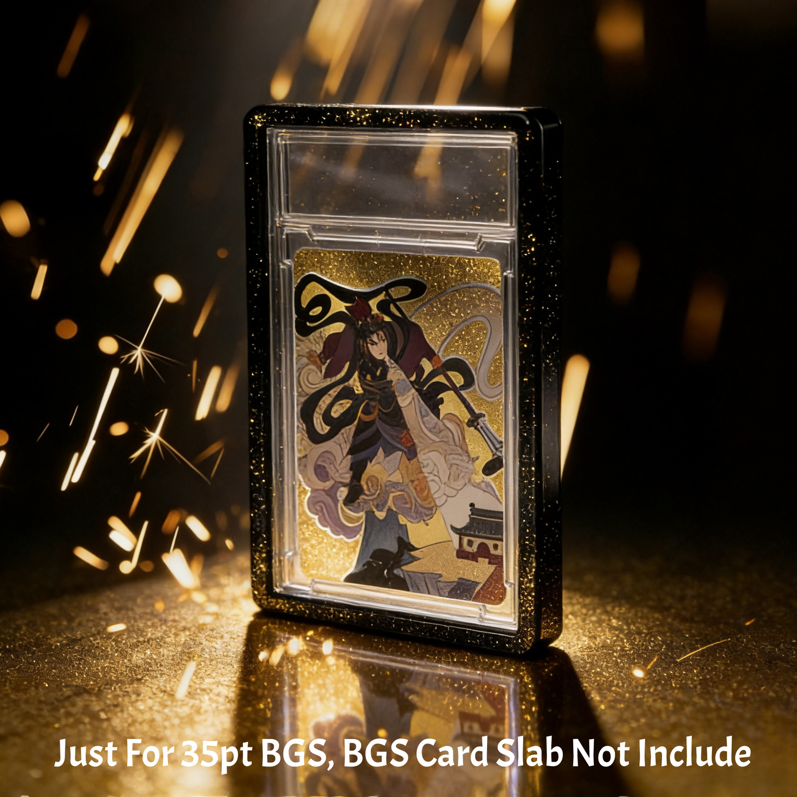 2/5/10pcs Gradient Bumper Guard Case for BGS 35PT Graded Card Slab With PC Panel