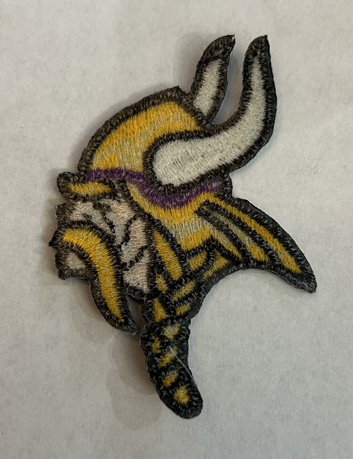 Vintage Minnesota Vikings NFL Logo Patch 2 3/4” Tall X 2” Wide