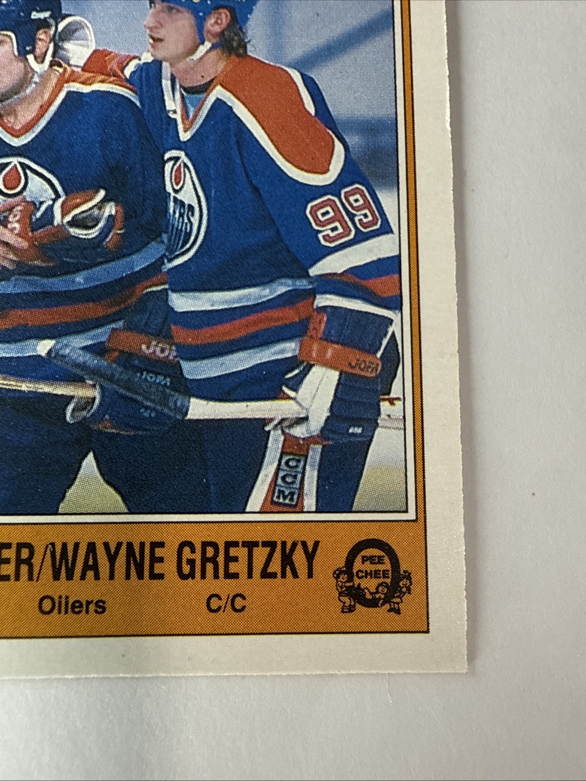 1983-84 Mark Messier & Wayne Gretzky O-Pee-Chee Highlight Card # 23