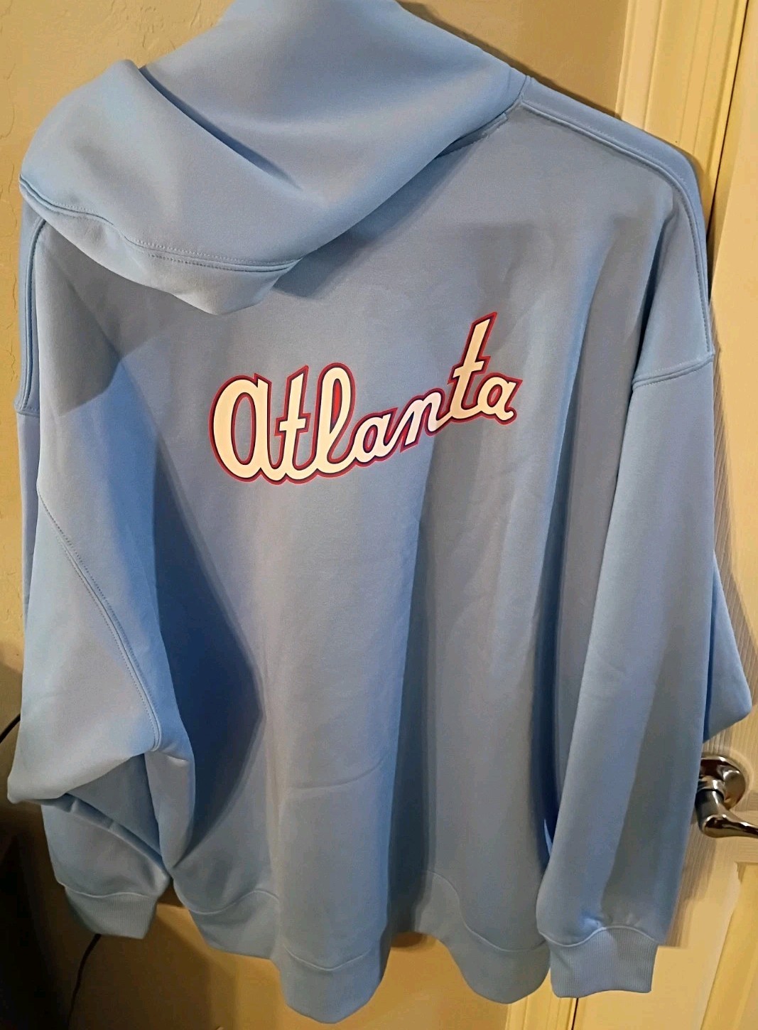 Atlanta Braves Nike 2026 City Connect Authentic Collection Hoodie Womens Large