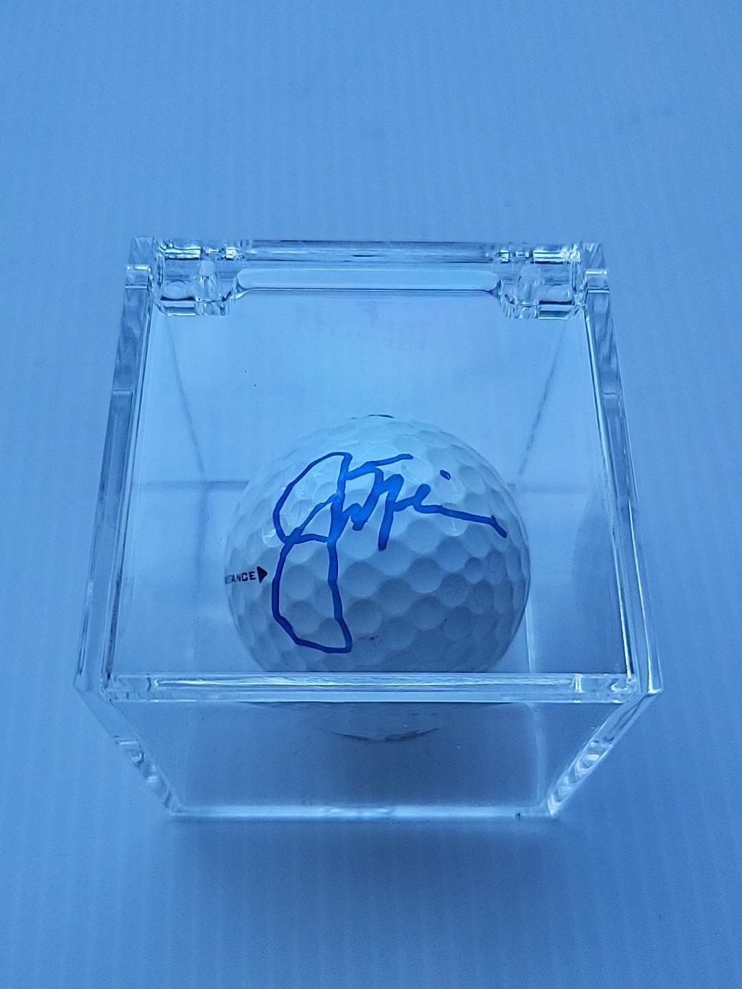 JACK NICKLAUS Hand-Signed Autographed Golfball with COA and (Protective Case)