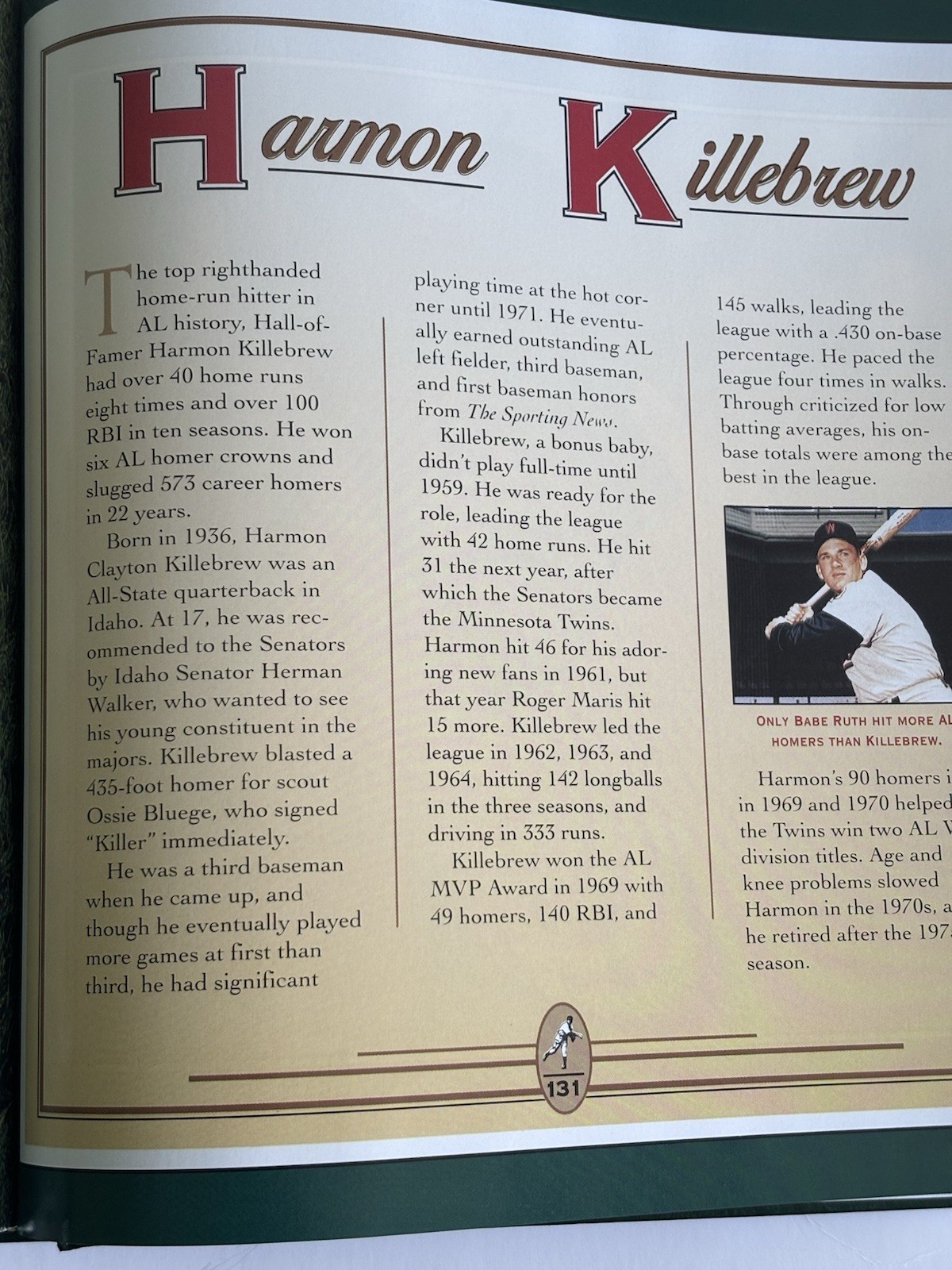 Baseball Legends of All Time Hardcover Book – Copyright 1994