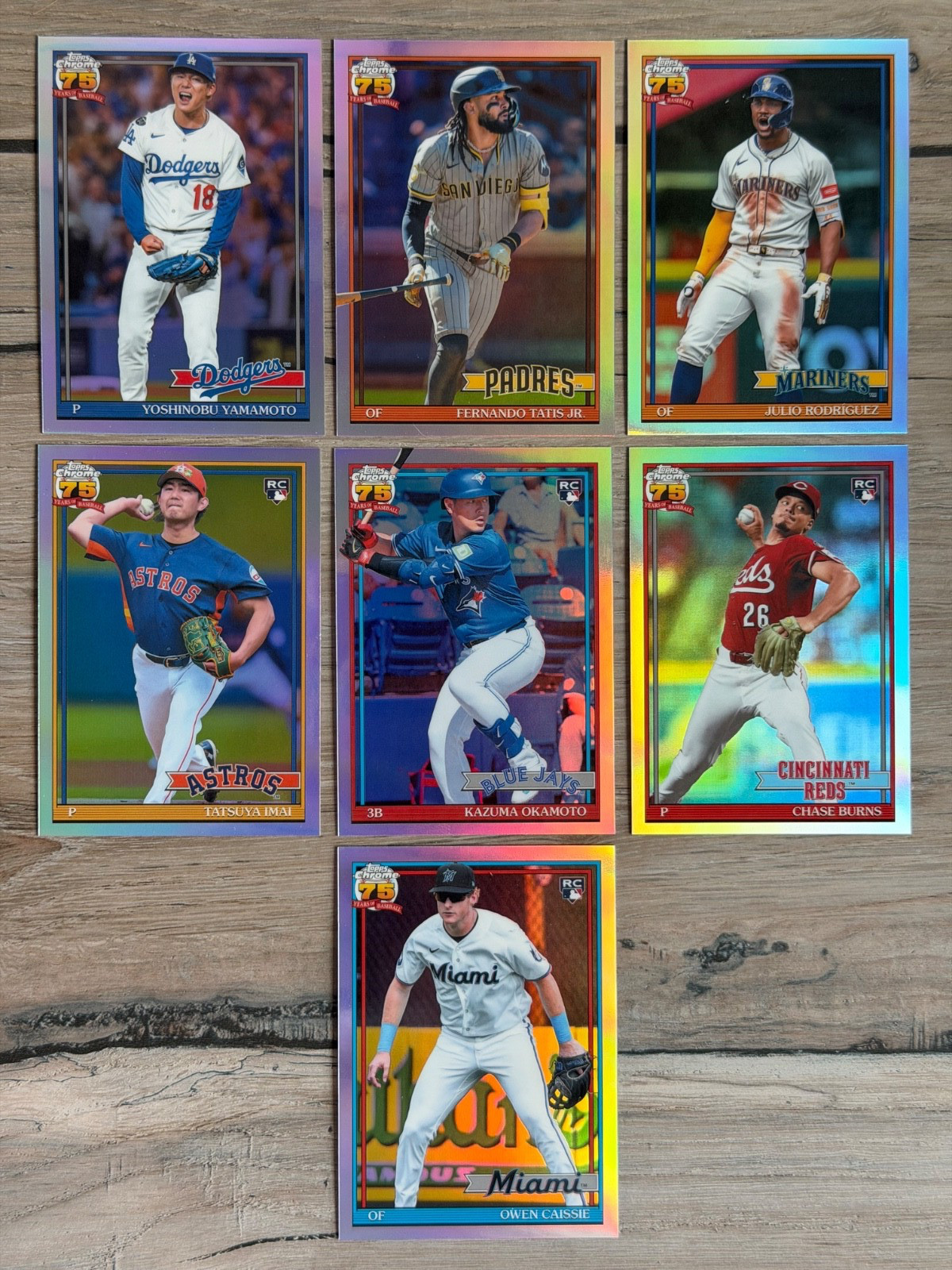 2026 Topps Chrome Baseball – Inserts-Autographs-Rookies-Stars-Parallels
