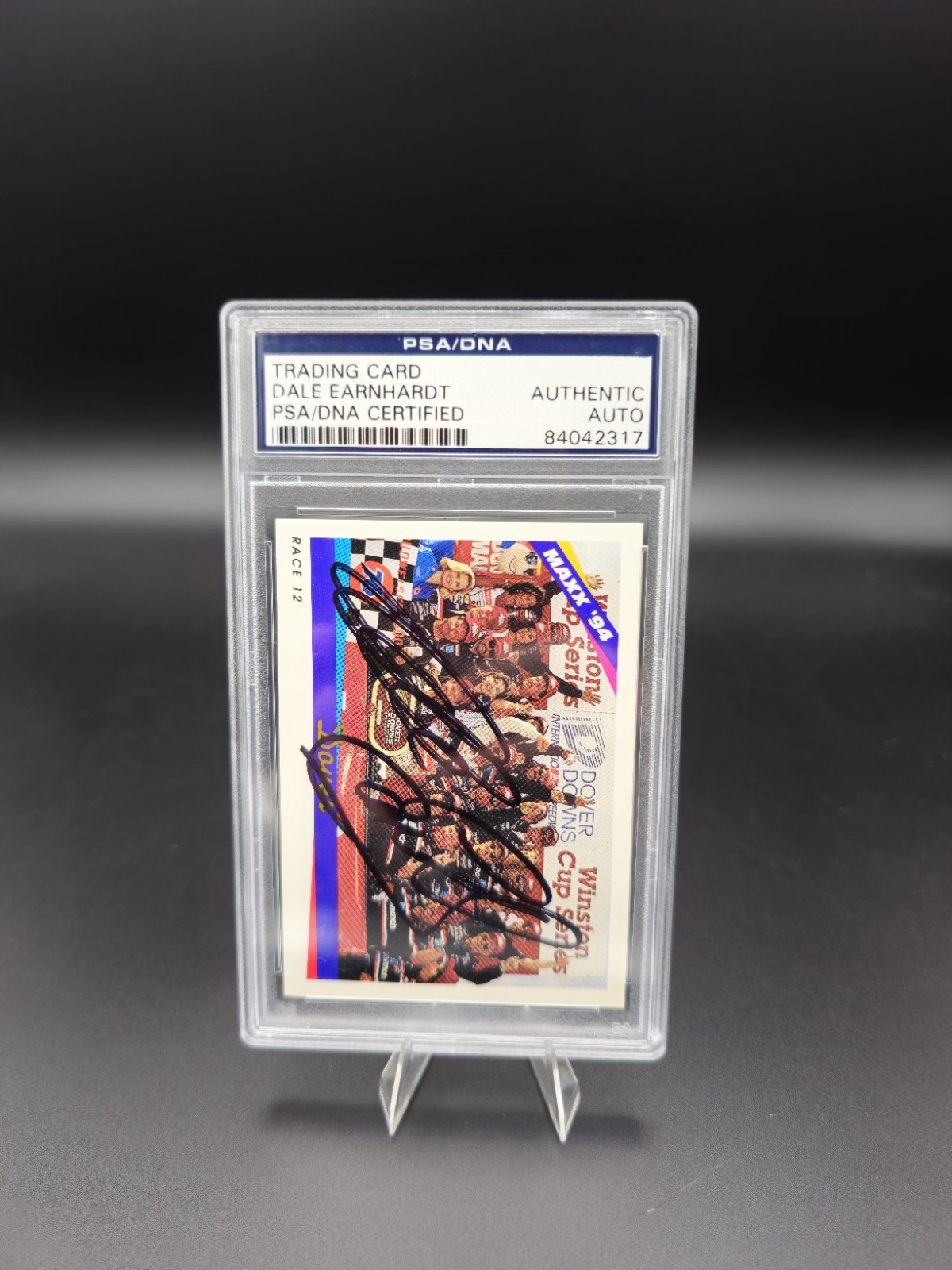 1994 Maxx Racing Dale Earnhardt Sr. #219 Autographed Dover PSA/DNA Authenticated