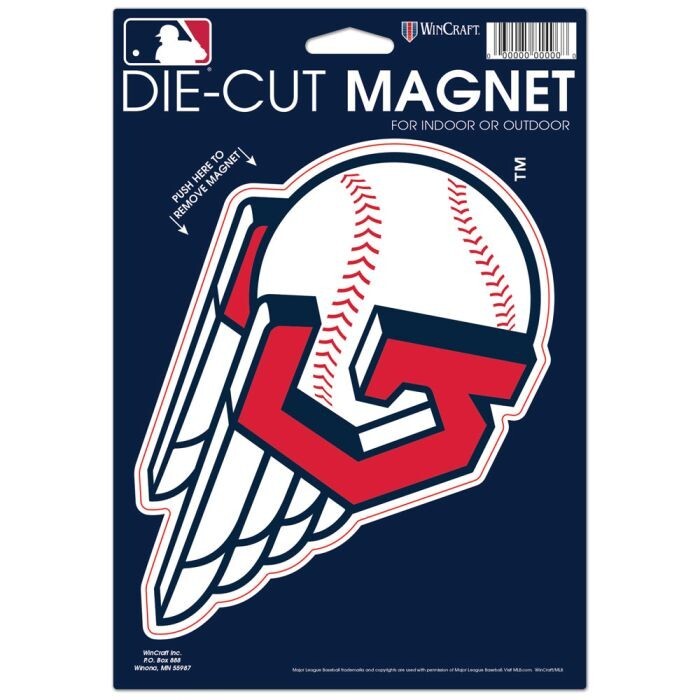 CLEVELAND GUARDIANS VINYL DIE-CUT LOGO MAGNET 6″X9″ HIGH QUALITY MLB LICENSED