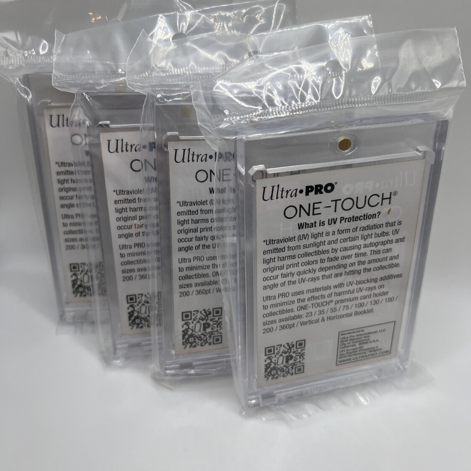 Ultra Pro One-Touch Thick Card 260pt Point Magnetic Card Holder – LOT of 4