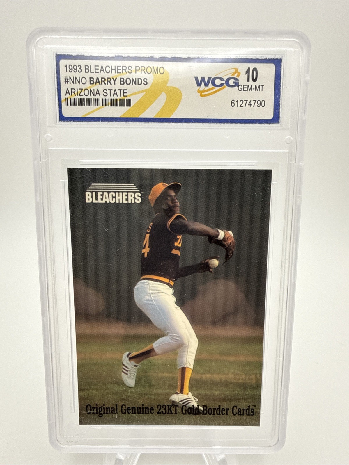 BARRY BONDS 1993 Bleachers 23KT Gold Border Full Set of 4 – WCG 10 (Gem Mint)