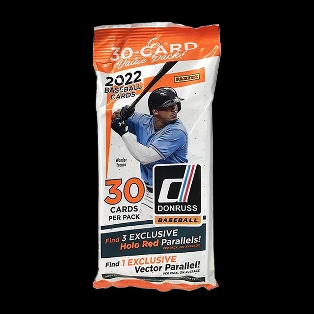 2022 Panini Donruss Baseball 12-Fat Pack Box — 360 Cards!