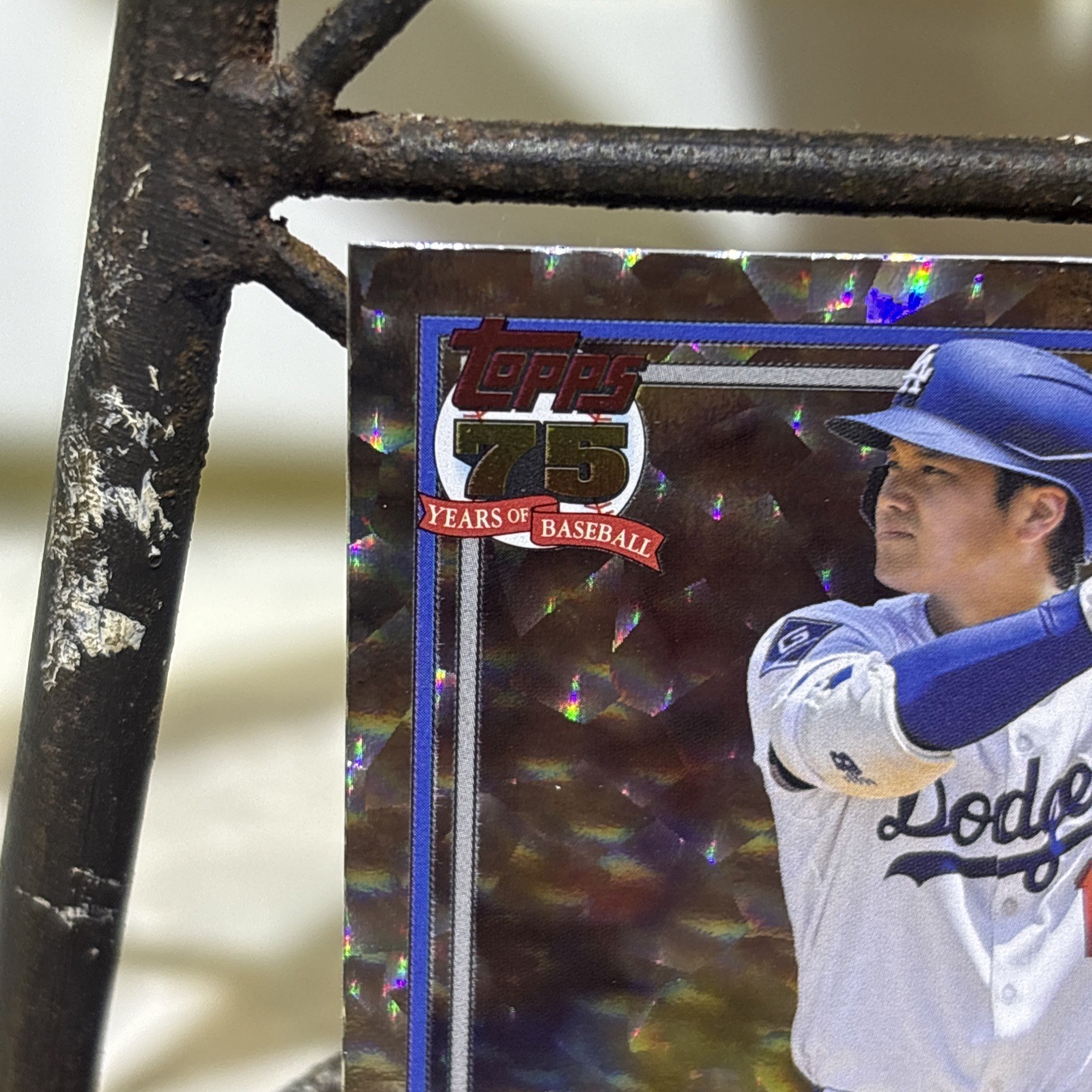 2026 Topps 75 Series 2 Shohei Ohtani Dodgers 1991 Crackle Foil Insert #91B2-1