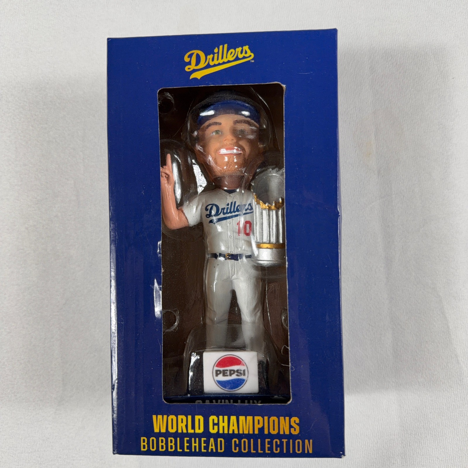 Tulsa Drillers Gavin Lux Bobblehead World Champions Collection Pepsi NWT