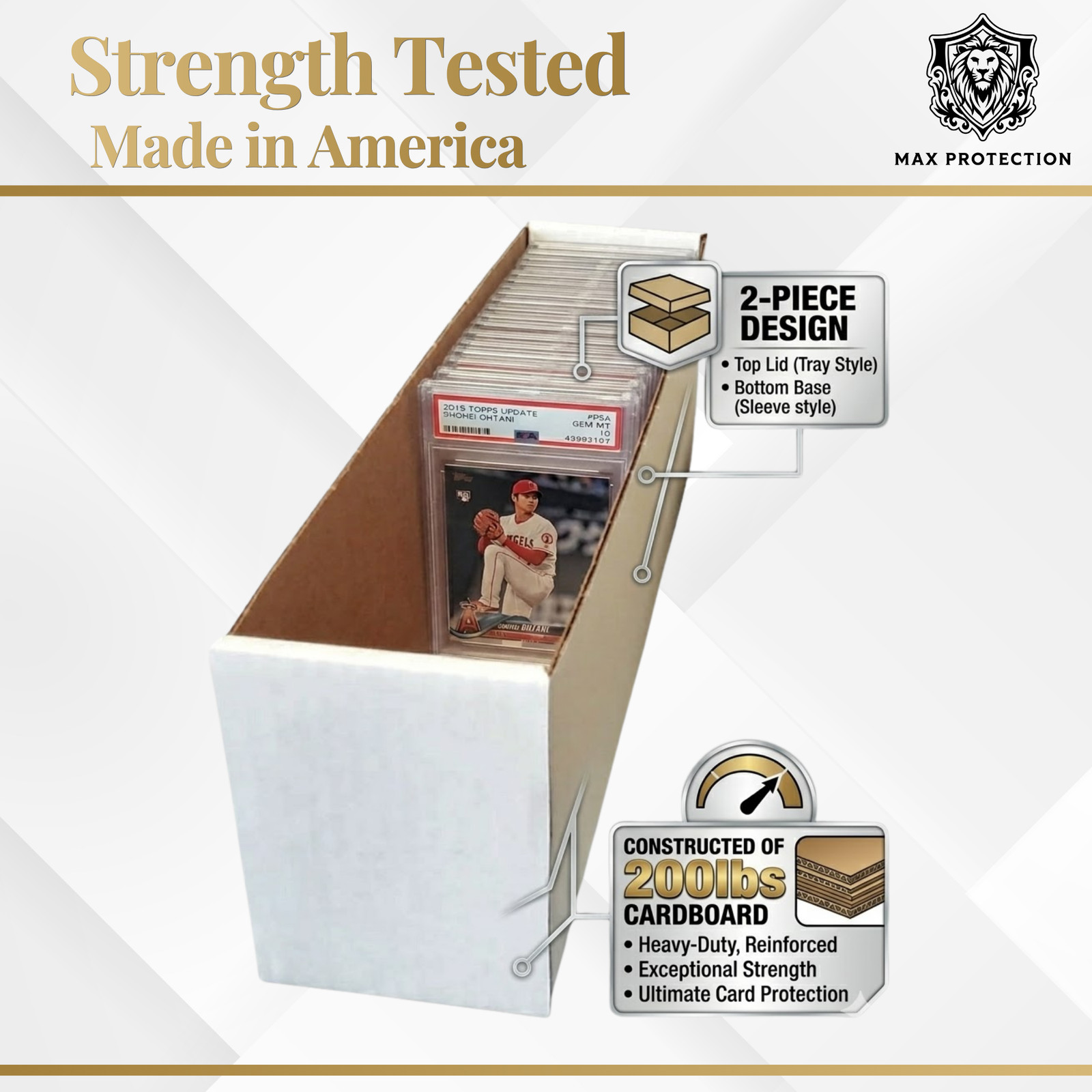 Graded Card Penthouse Storage Box System – Holds Graded Cards and Card Saver 1’s
