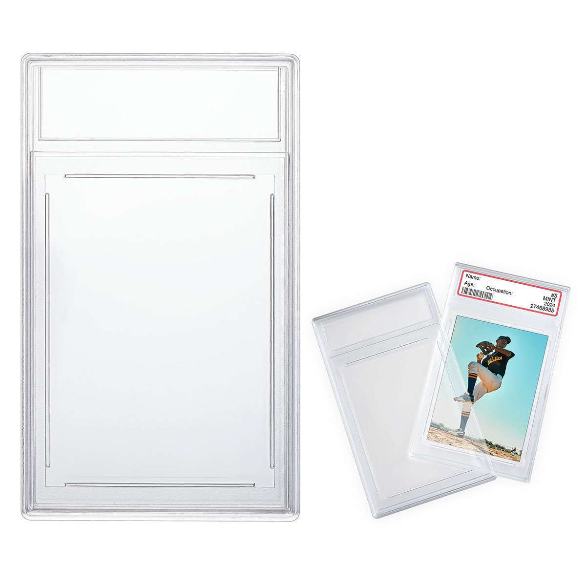 5-20Pcs Empty Graded Card Holder 35PT Slab for Trading Sport Card Protector Case