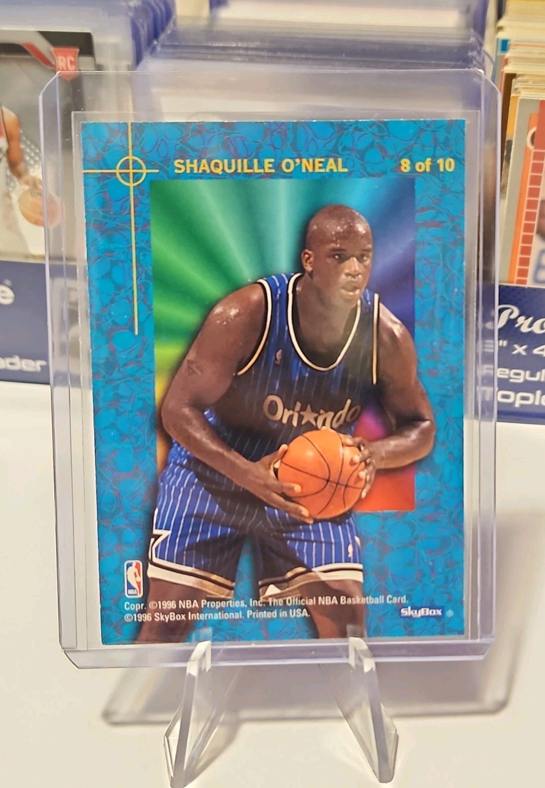 1996 Skybox NBA Hoops Power Palette #8 Shaquille O’Neal MT