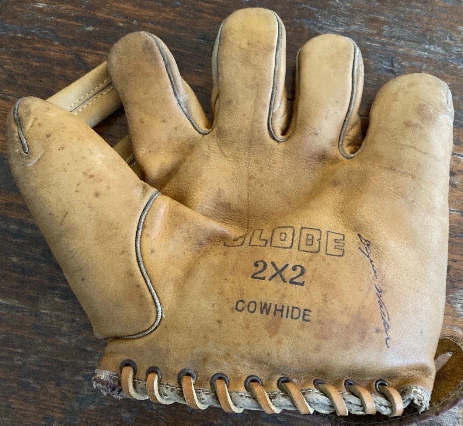 VINTAGE Old KILLER 1930’s DIXIE WALKER Circa BASEBALL GLOVE Mitt Antique EARLY