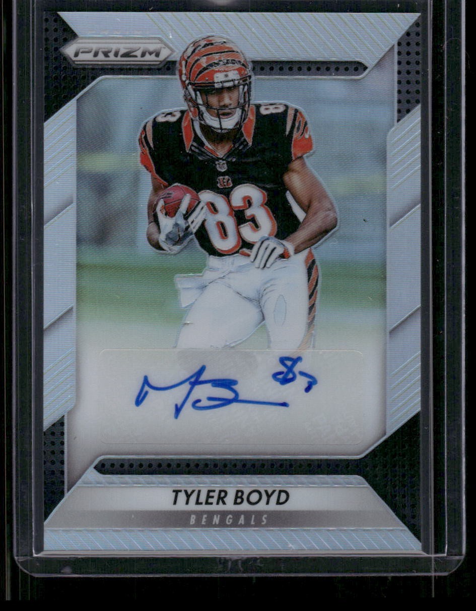 2016 Panini Prizm TYLER BOYD RC #RA-TBD Silver Auto Cincinnati Bengals
