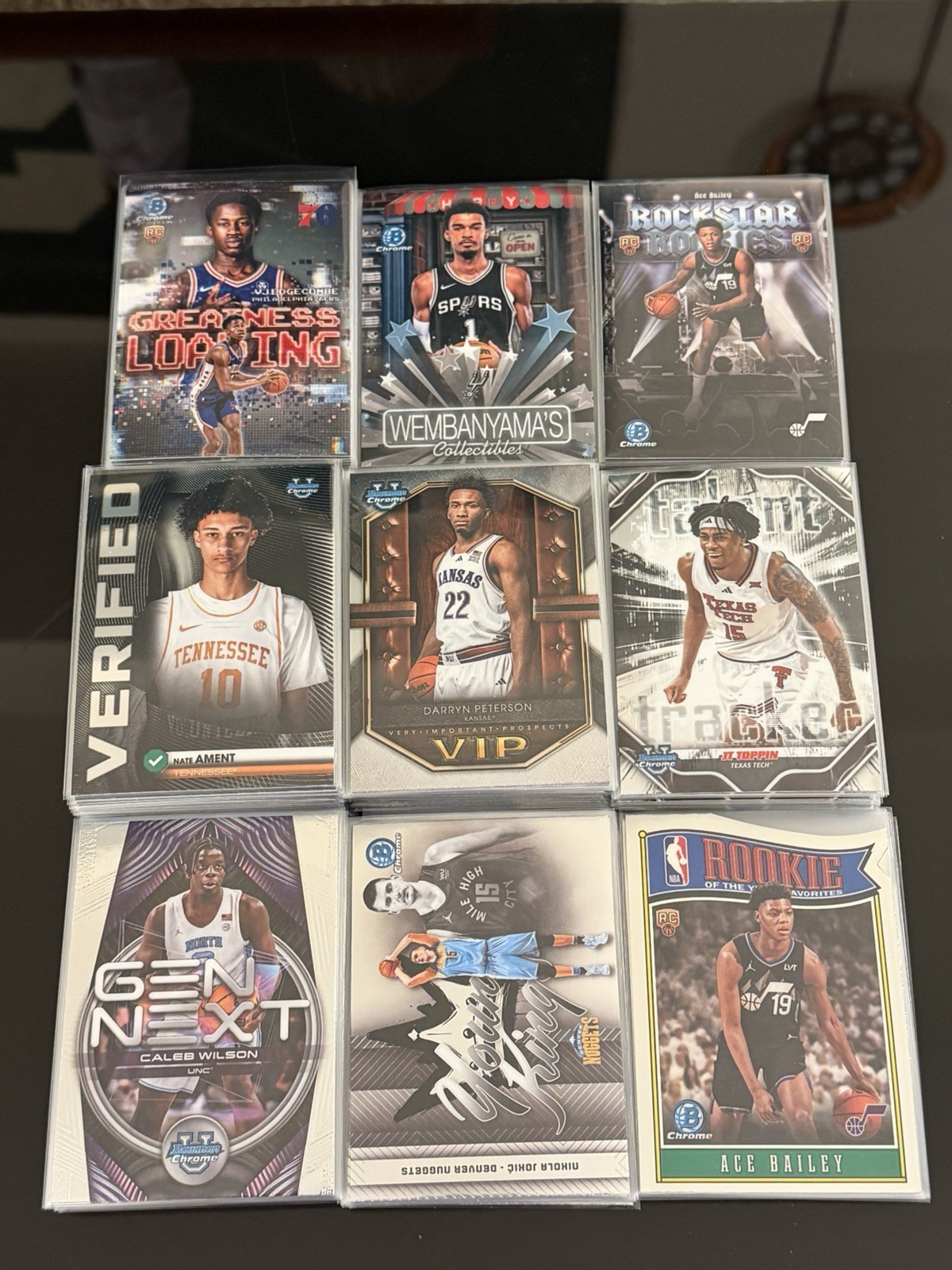 2025-26 Bowman Basketball Chrome INSERT Singles + 2 Card Min Purchase Please!