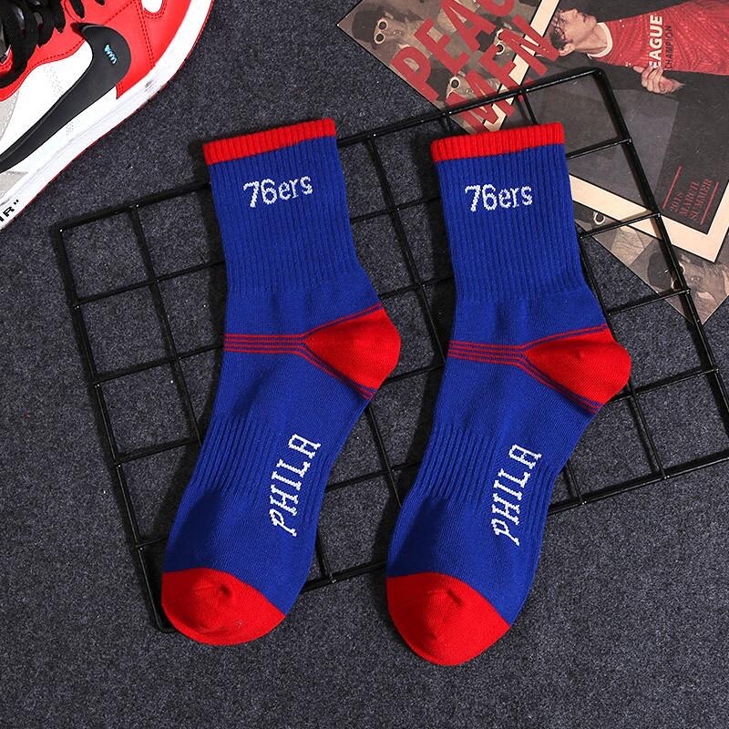 NBA Team Logo Socks, Short Crew Length (Large,10-12) Variety of Teams Available