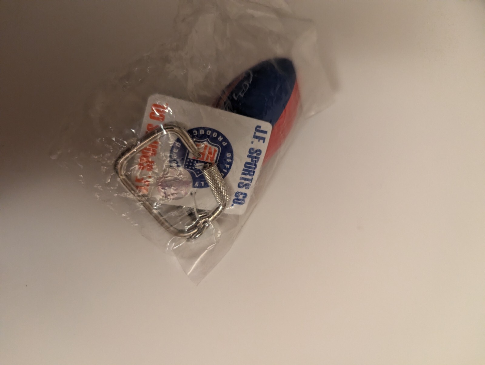 Vintage JF Sports Lil Sports Brat BUFFALO BILLS NFL Football Keychain NOS Rare!