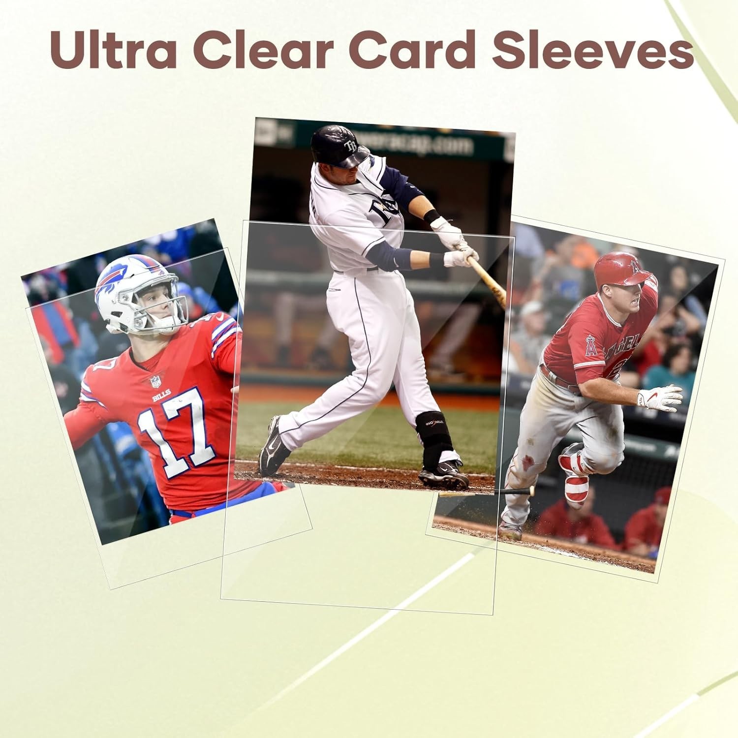 600 Count Card Sleeves, Clear Soft Trading Card Sleeves, Polypropylene PP, Fi…