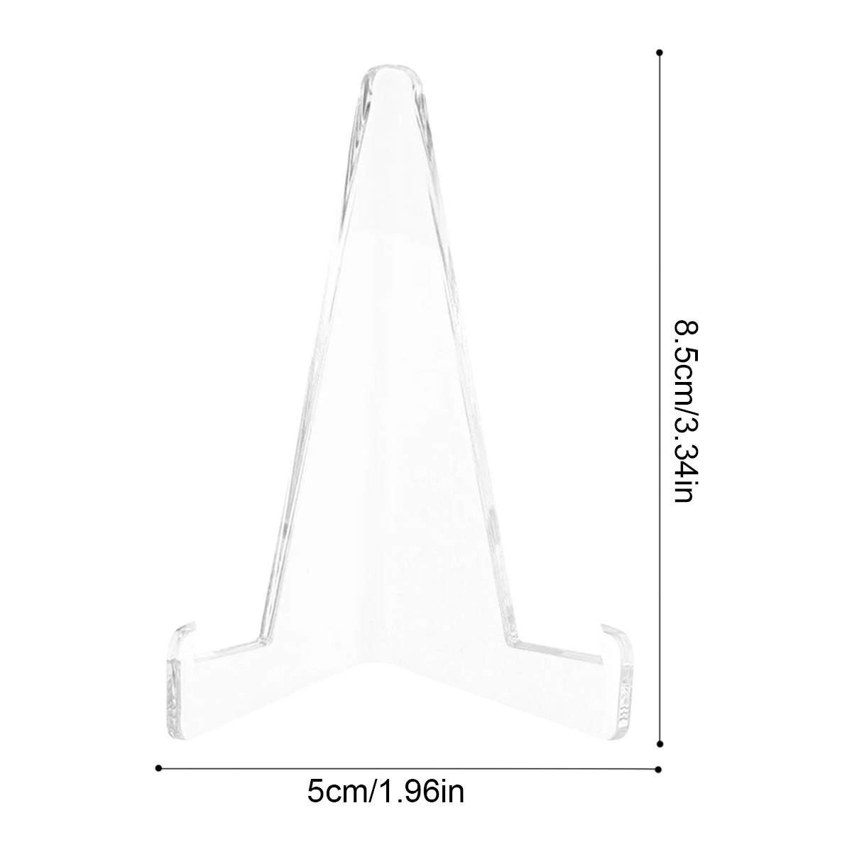 10/20PCS Clear Acrylic Trading Card Stands for Coins Sports Cards Display Holder