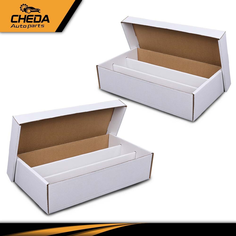 2x 3000 Count Super Shoe Cardboard Standard Trading/Gaming Card Storage Boxes