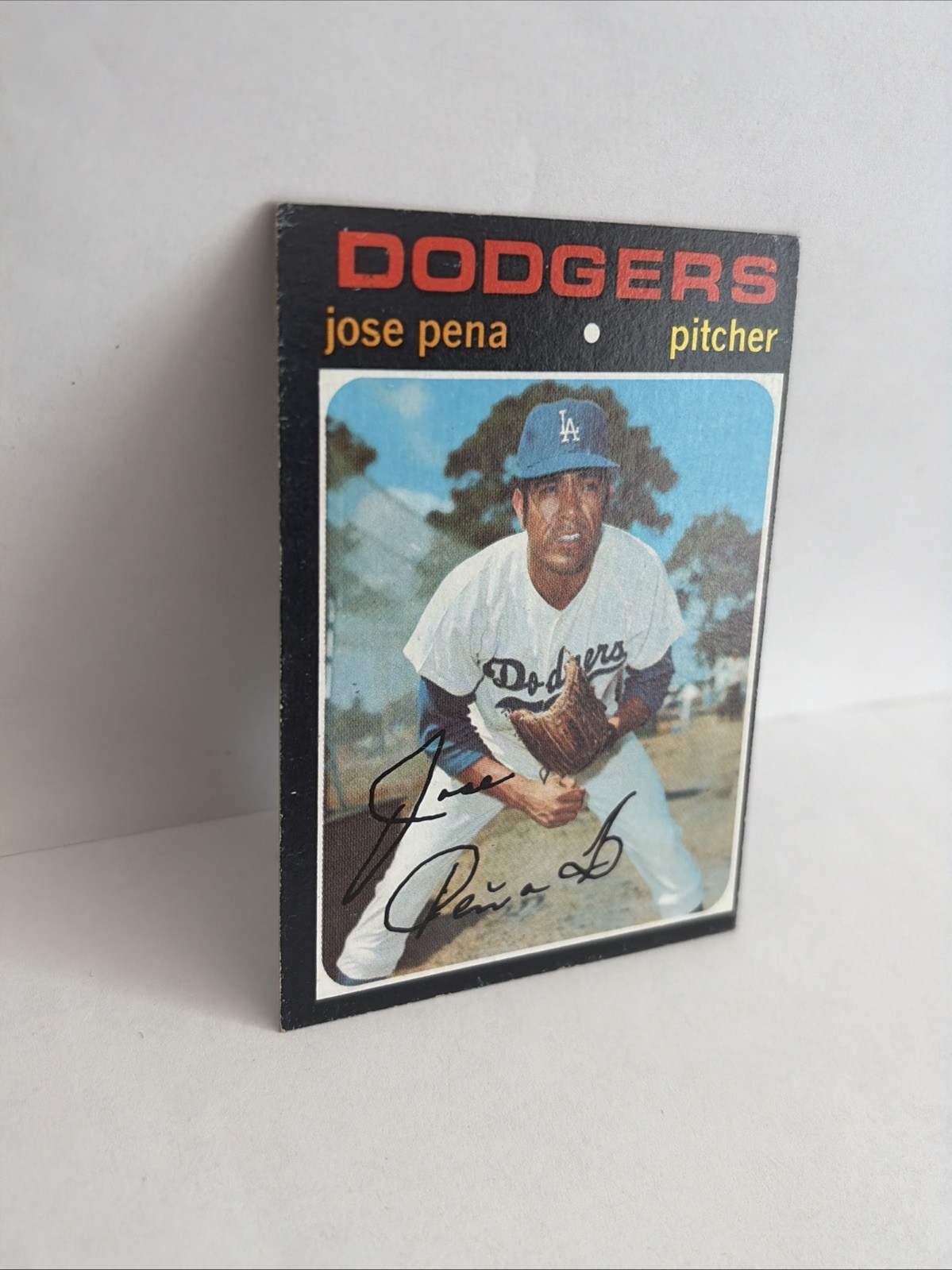 Jose Pena 1971 Topps #693 Los Angeles Dodgers