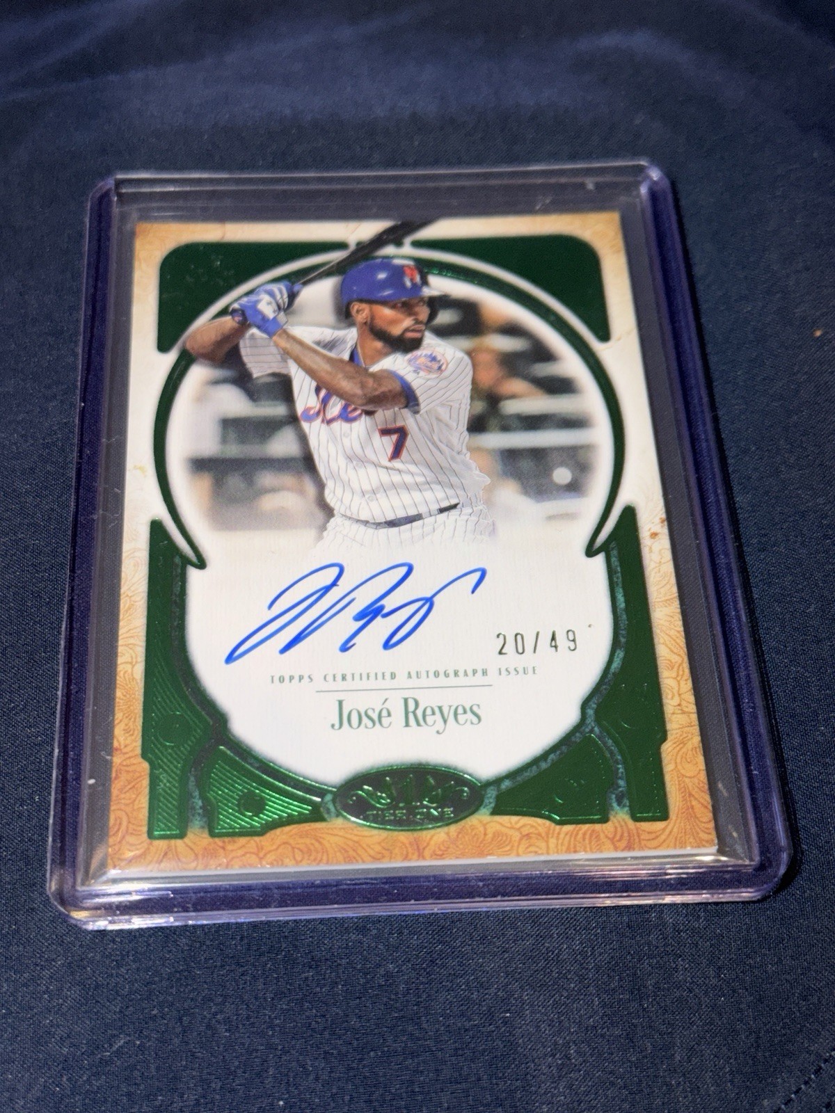 2026 Topps Tier 1 Jose Reyes Prime Performers Autograph /49-Mets!
