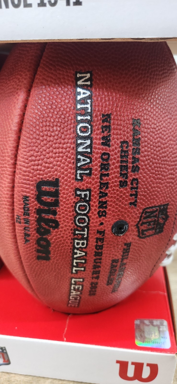NEW Official NFL Game Day Limited Edition Wilson Full Size Football “The Duke”