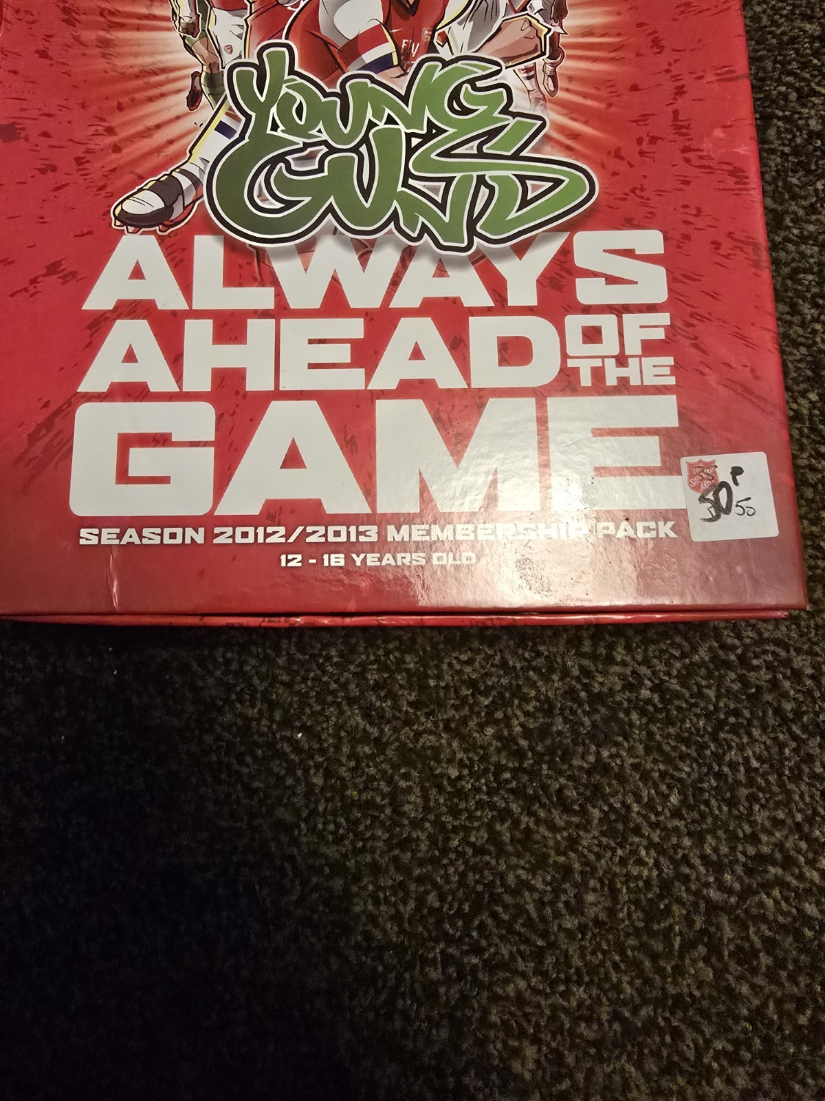Junior Gunners Arsenal 2012/2013 Season Membership Pack ( 12 – 16 Years Old )