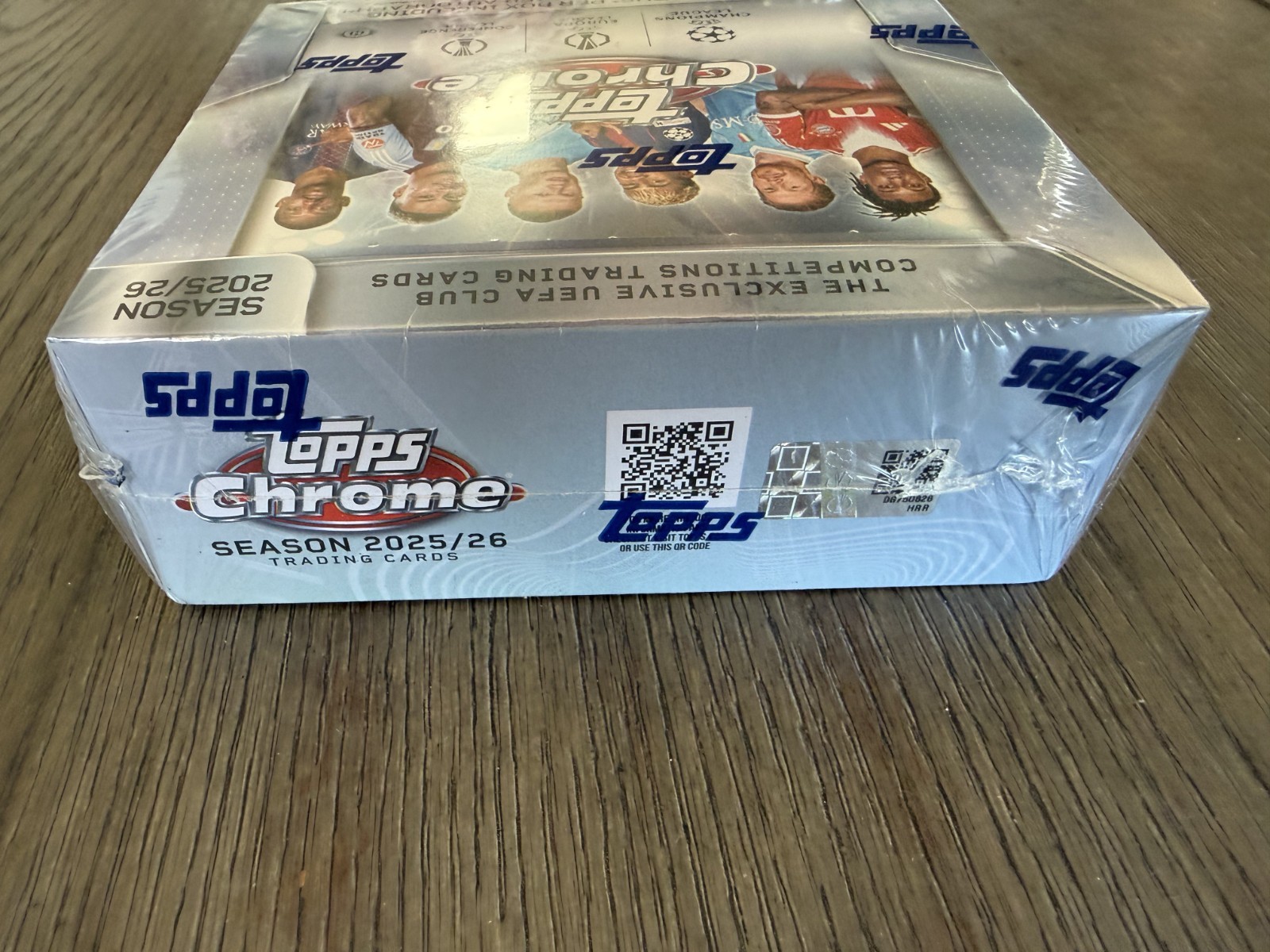 2025-26 Topps Chrome UEFA Club Competitions Sealed Jumbo Box SHIPS NOW
