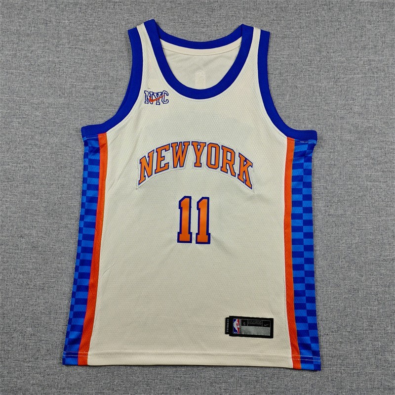 YOUTH’s Jalen #11 Brunson Embroidered Jersey Blue 6 colors-SIZE S to XL Free tax