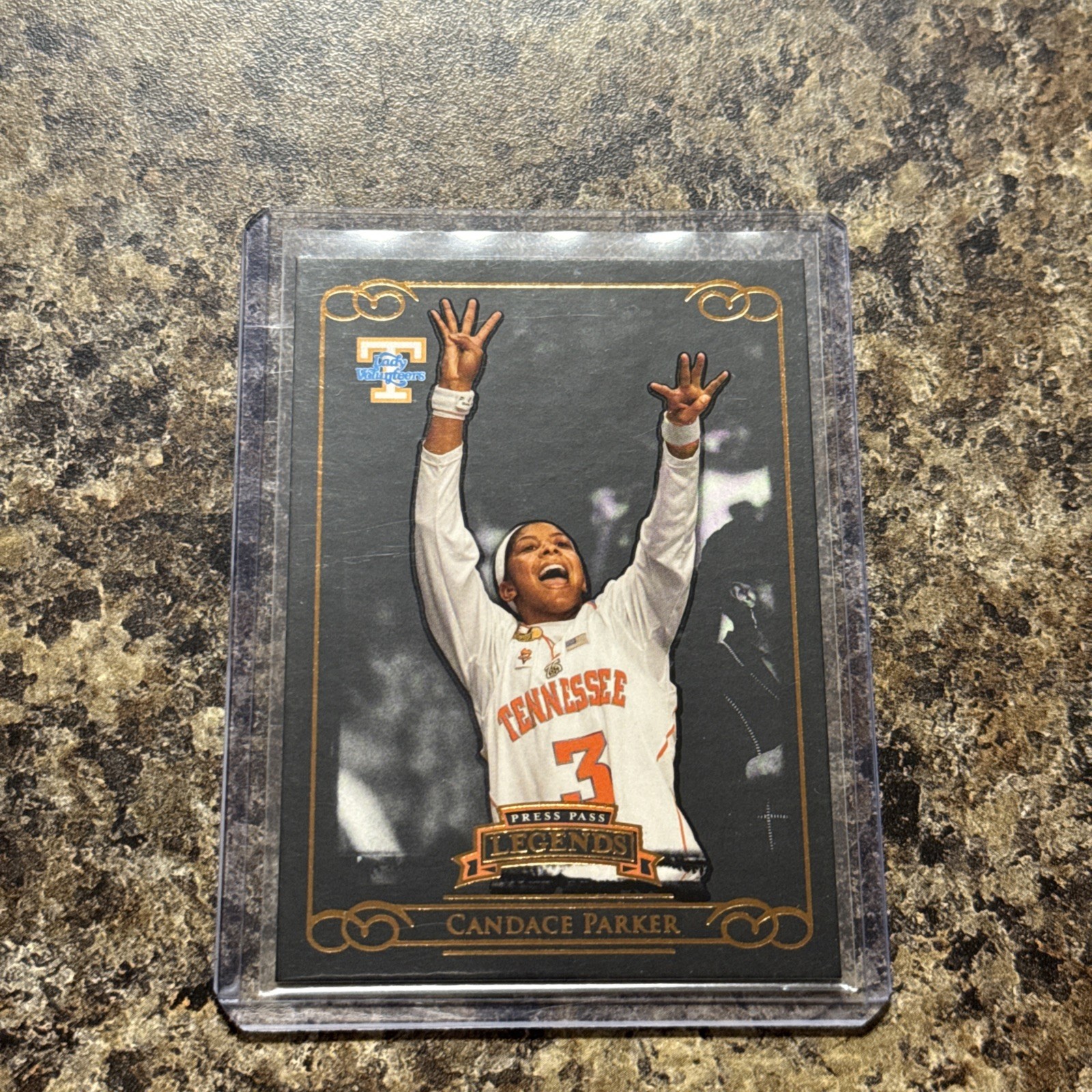 2008 Press Pass Legends Candace Parker Bronze Parallel #/750