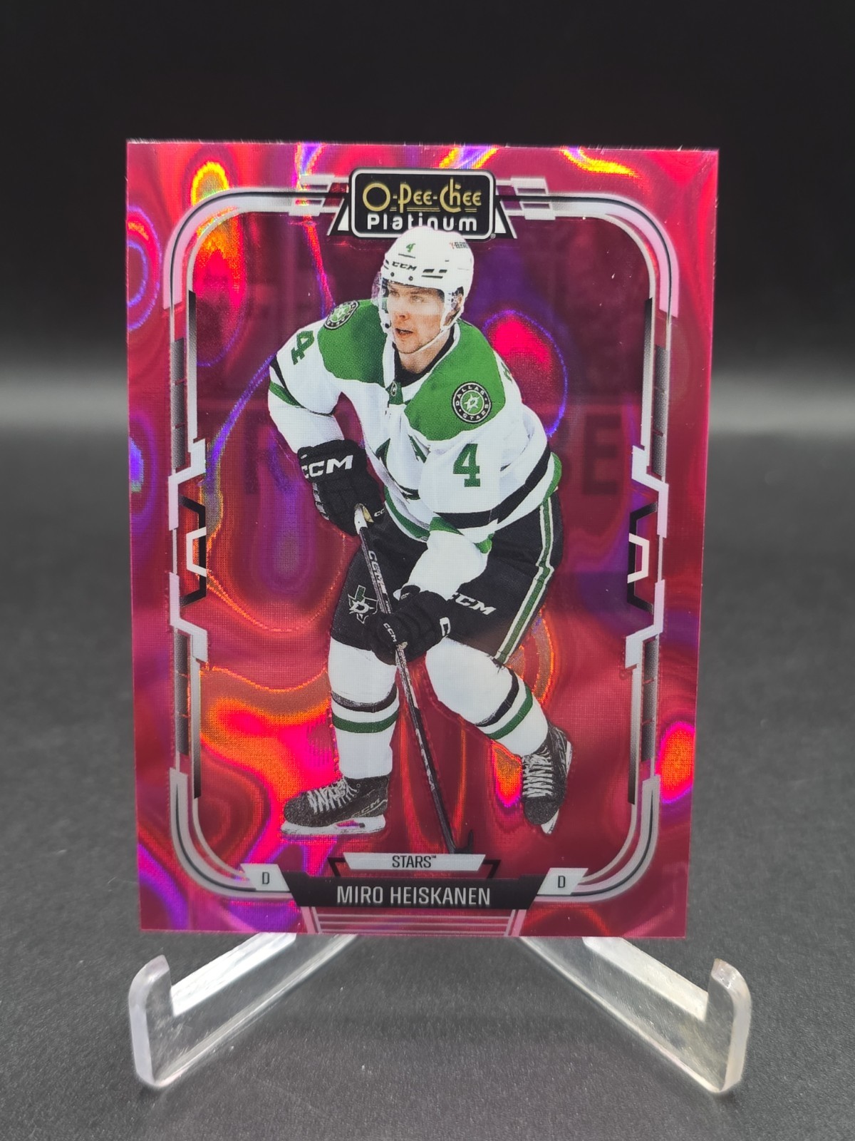 Miro Heiskanen Pink Magma OPC Platinum 2025-2026 Dallas Stars