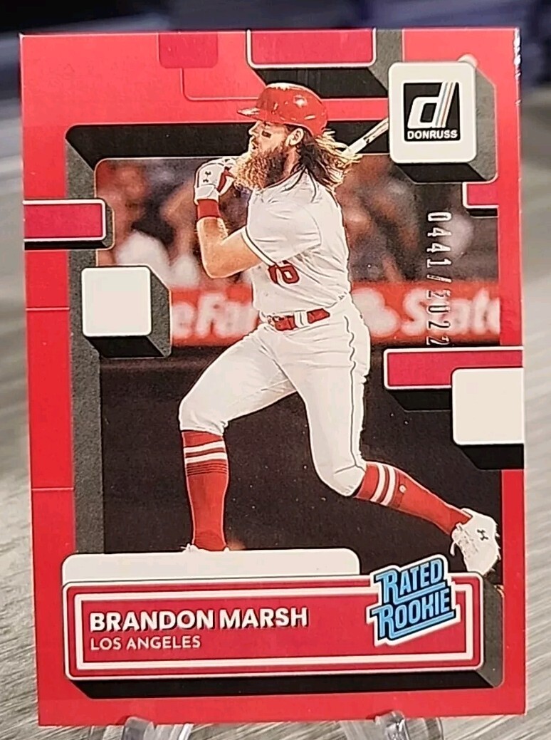 Brandon Marsh 2022 Donruss Red Rated Rookie /2022 #41 Angels/Phillies