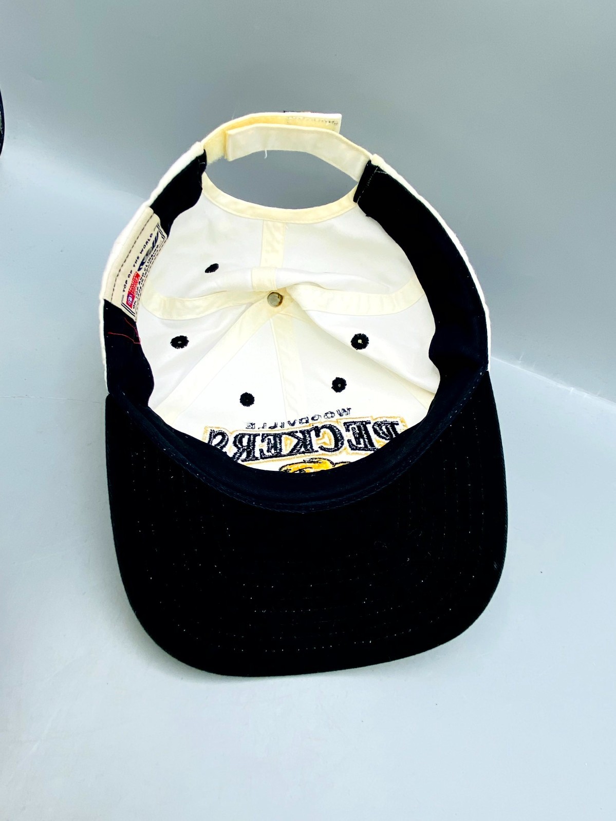 Top of the World Woodville Peckers Cap Mens One Size White Adjustable Back Hat