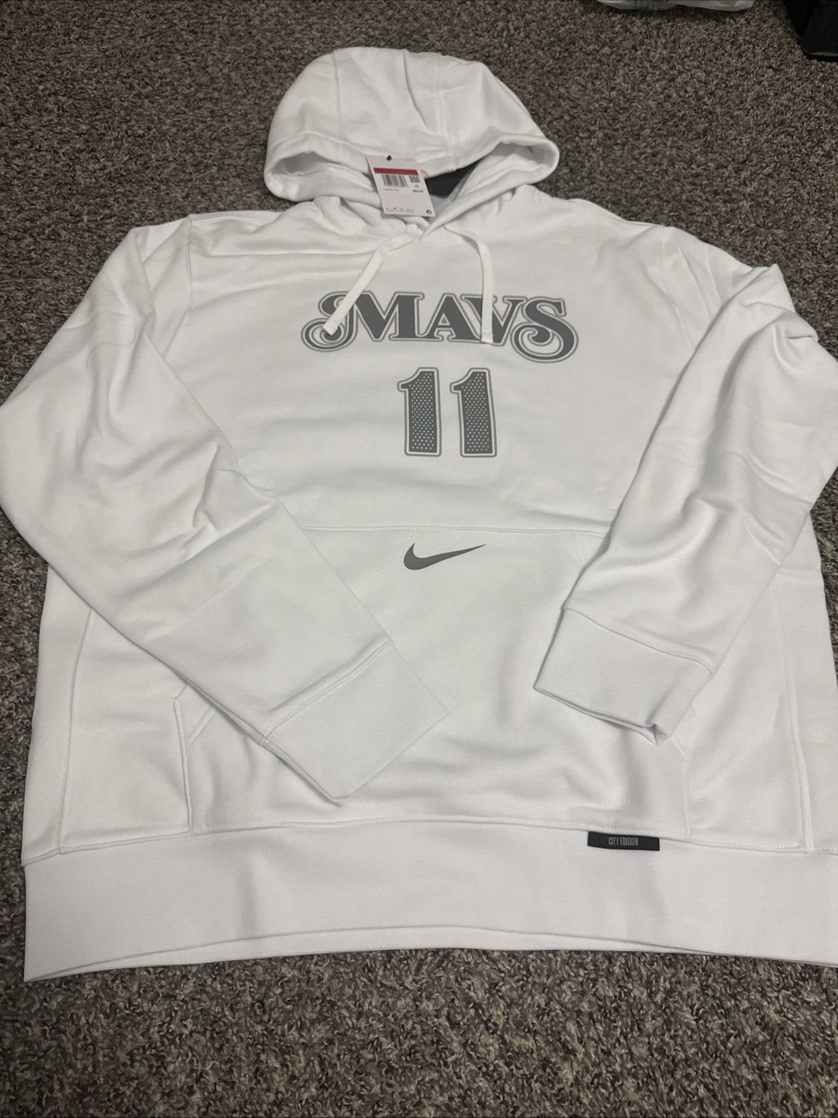 Kyrie Irving LARGE Dallas Mavericks 24-25 City Edition Name Hoody Hoodie NBA